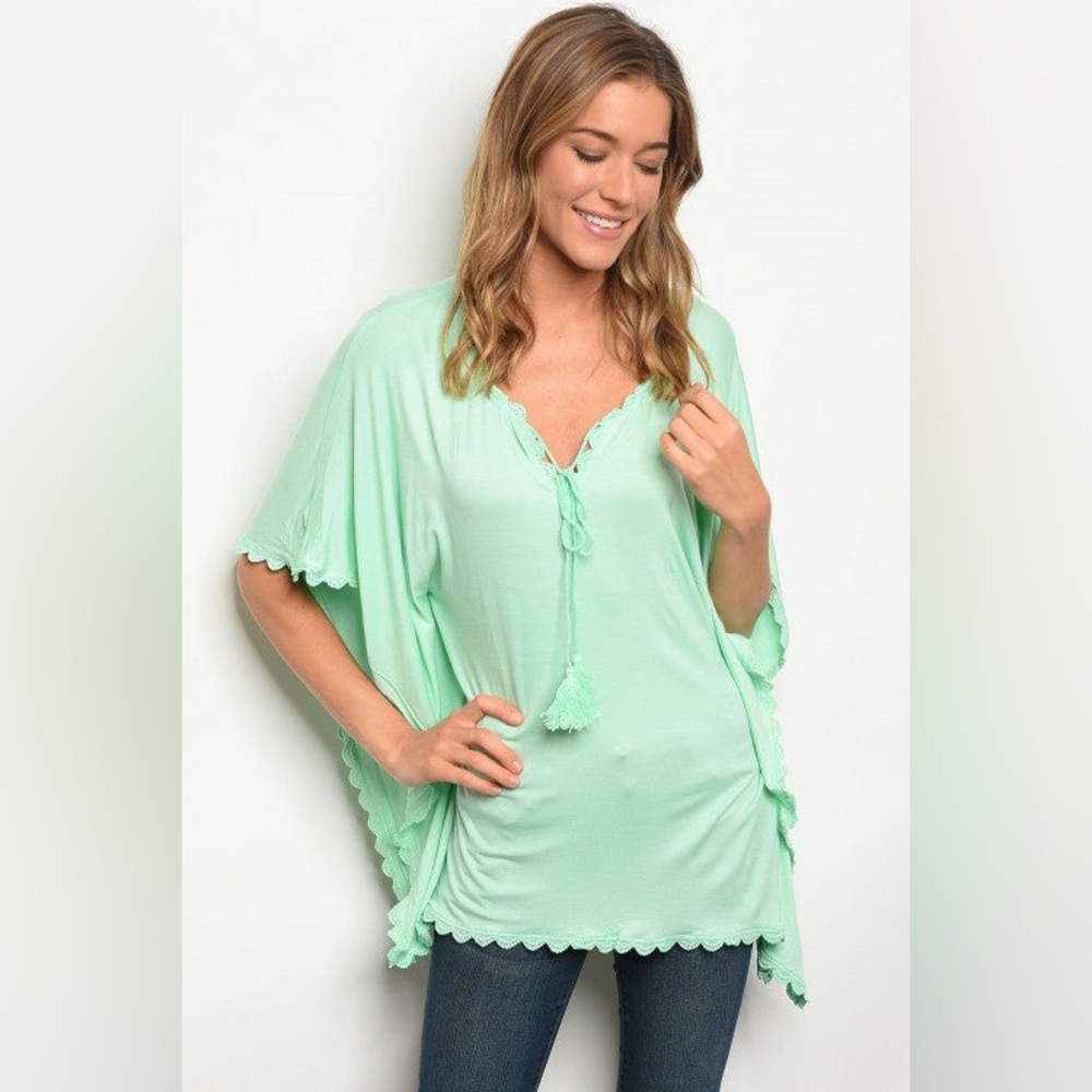 Veveret Mint Top